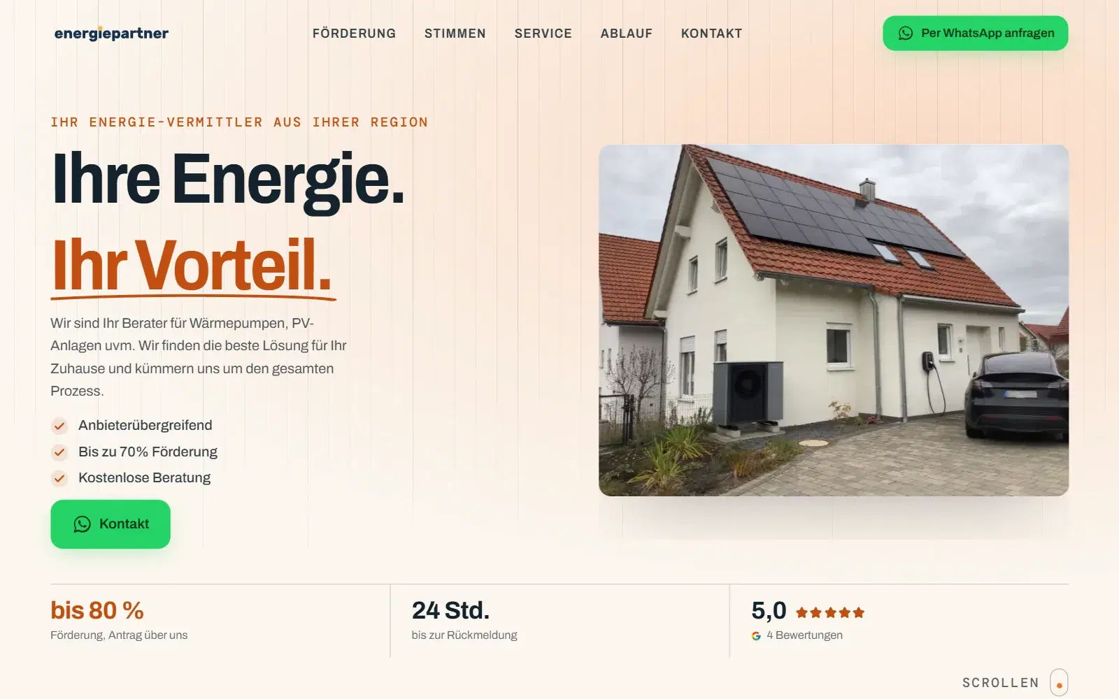 Startseite von energiepartner.info